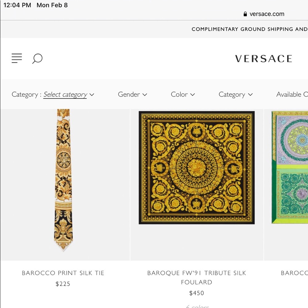 Gianni Versace men’ when in Florida on  Apr 28th - Picture 3 of 3